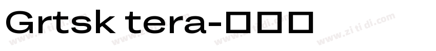 Grtsk tera字体转换